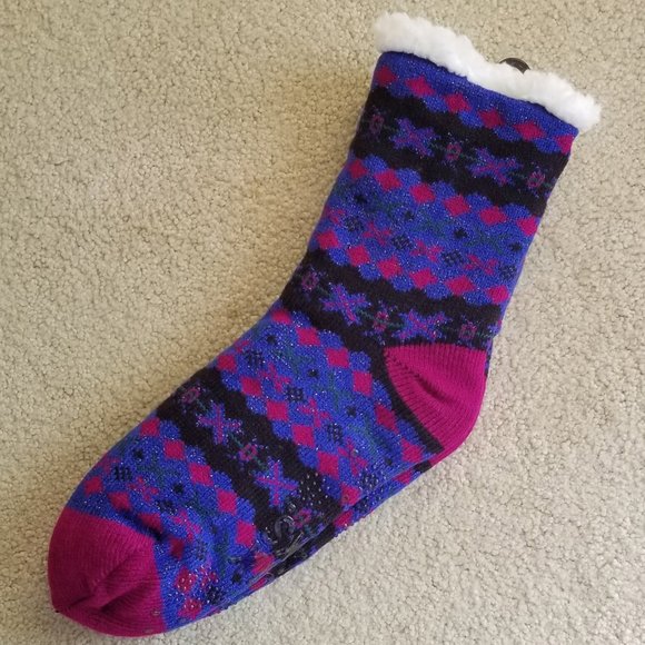 NWT MukLuks Shea Butter Cabin Socks Size L/XL (8.5-11) - Picture 3 of 9